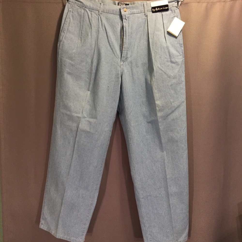 Vintage Ralph Lauren Classic Chino Pants Blue